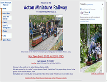 Tablet Screenshot of actonminiaturerailway.co.uk